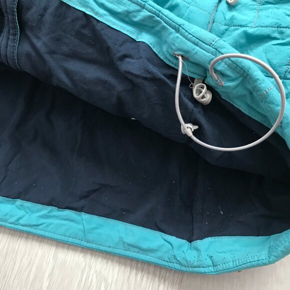 Patagonia Womens Nano Air Jacket Blue Hooded Drawstring Hem Medium - Picture 10 of 13